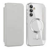 Husa pentru Samsung Galaxy A15 4G, Techsuit SmartMag Book Case, albastru