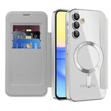 Husa pentru Samsung Galaxy A15 4G, Techsuit SmartMag Book Case, albastru