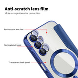 Husa pentru Samsung Galaxy A15 4G, Techsuit SmartMag Book Case, albastru
