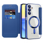 Husa pentru Samsung Galaxy A15 4G, Techsuit SmartMag Book Case, albastru