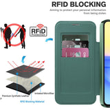Husa pentru Samsung Galaxy A15 4G, Techsuit SmartMag Book Case, albastru