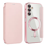 Husa pentru Samsung Galaxy A15 4G, Techsuit SmartMag Book Case, albastru