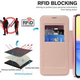 Husa pentru Samsung Galaxy A15 4G, Techsuit SmartMag Book Case, albastru