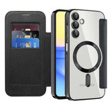 Husa pentru Samsung Galaxy A15 4G, Techsuit SmartMag Book Case, albastru