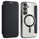 Husa pentru Samsung Galaxy A36 5G, Techsuit SmartMag Book Case, albastru