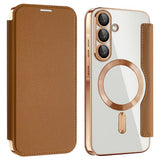 Husa pentru Samsung Galaxy A36 5G, Techsuit SmartMag Book Case, albastru