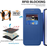 Husa pentru Samsung Galaxy A36 5G, Techsuit SmartMag Book Case, albastru