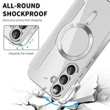 Husa pentru Samsung Galaxy A36 5G, Techsuit SmartMag Book Case, albastru