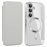 Husa pentru Samsung Galaxy A36 5G, Techsuit SmartMag Book Case, albastru