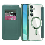 Husa pentru Samsung Galaxy A16 4G, Techsuit SmartMag Book Case, albastru