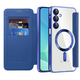 Husa pentru Samsung Galaxy A16 4G, Techsuit SmartMag Book Case, albastru