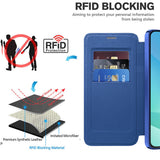 Husa pentru Samsung Galaxy A16 4G, Techsuit SmartMag Book Case, albastru