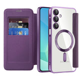 Husa pentru Samsung Galaxy A16 4G, Techsuit SmartMag Book Case, albastru