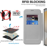 Husa pentru Samsung Galaxy S24 FE, Techsuit SmartMag Book Case, albastru