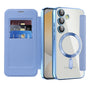 Husa pentru Samsung Galaxy S24 FE, Techsuit SmartMag Book Case, bleu
