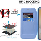 Husa pentru Samsung Galaxy S23 FE, Techsuit SmartMag Book Case, bleu