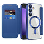 Husa pentru Samsung Galaxy S23 FE, Techsuit SmartMag Book Case, albastru