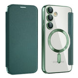 Husa pentru Samsung Galaxy S23 FE, Techsuit SmartMag Book Case, albastru