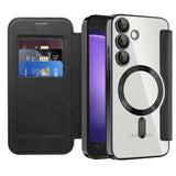 Husa pentru Samsung Galaxy S23 FE, Techsuit SmartMag Book Case, albastru