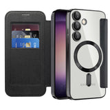 Husa pentru Samsung Galaxy S23, Techsuit SmartMag Book Case, albastru