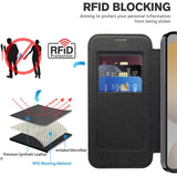 Husa pentru Samsung Galaxy S23, Techsuit SmartMag Book Case, albastru