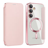Husa pentru Samsung Galaxy S23, Techsuit SmartMag Book Case, albastru