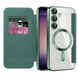 Husa pentru Samsung Galaxy S23, Techsuit SmartMag Book Case, albastru