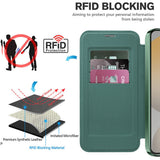 Husa pentru Samsung Galaxy S23, Techsuit SmartMag Book Case, albastru