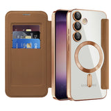Husa pentru Samsung Galaxy S23 Plus, Techsuit SmartMag Book Case, albastru