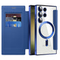 Husa pentru Samsung Galaxy S23 Ultra, Techsuit SmartMag Book Case, albastru