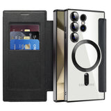 Husa pentru Samsung Galaxy S24 Ultra, Techsuit SmartMag Book Case, albastru