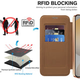 Husa pentru Samsung Galaxy S24 Plus, Techsuit SmartMag Book Case, albastru