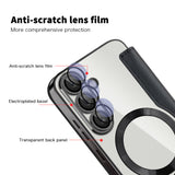 Husa pentru Samsung Galaxy S25, Techsuit SmartMag Book Case, albastru