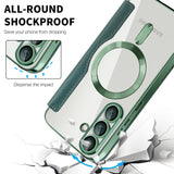 Husa pentru Samsung Galaxy S25, Techsuit SmartMag Book Case, albastru