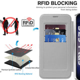 Husa pentru Samsung Galaxy S25 Plus, Techsuit SmartMag Book Case, albastru