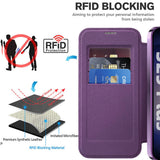 Husa pentru Samsung Galaxy S25 Plus, Techsuit SmartMag Book Case, albastru
