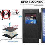 Husa pentru Samsung Galaxy S25 Ultra, Techsuit SmartMag Book Case, albastru