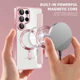 Husa pentru Samsung Galaxy S25 Ultra, Techsuit SmartMag Book Case, albastru