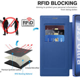Husa pentru Samsung Galaxy S25 Ultra, Techsuit SmartMag Book Case, albastru