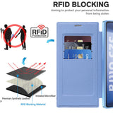 Husa pentru Samsung Galaxy S25 Ultra, Techsuit SmartMag Book Case, bleu