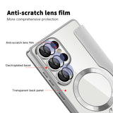 Husa pentru Samsung Galaxy S25 Ultra, Techsuit SmartMag Book Case, albastru