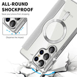 Husa pentru Samsung Galaxy S25 Ultra, Techsuit SmartMag Book Case, albastru