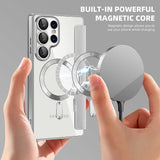 Husa pentru Samsung Galaxy S25 Ultra, Techsuit SmartMag Book Case, albastru