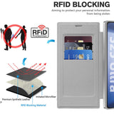 Husa pentru Samsung Galaxy S25 Ultra, Techsuit SmartMag Book Case, albastru
