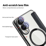 Husa pentru Samsung Galaxy S25 Edge, Techsuit SmartMag Book Case, albastru