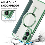 Husa pentru Samsung Galaxy S25 Edge, Techsuit SmartMag Book Case, albastru