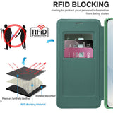 Husa pentru Samsung Galaxy S25 Edge, Techsuit SmartMag Book Case, albastru