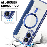 Husa pentru Samsung Galaxy S25 Edge, Techsuit SmartMag Book Case, albastru