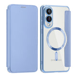 Husa pentru Samsung Galaxy S25 Edge, Techsuit SmartMag Book Case, bleu