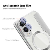 Husa pentru Samsung Galaxy S25 Edge, Techsuit SmartMag Book Case, albastru